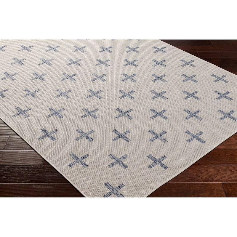 Livabliss Ainia Modern Geometric Indoor/ Outdoor Area Rug