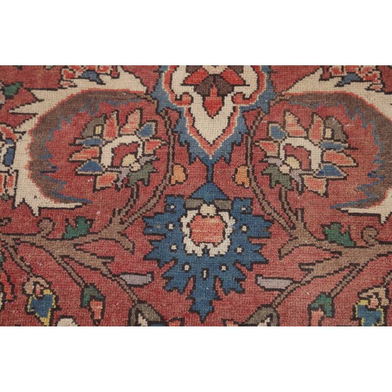 Bakhtiari Persian Antique Area Rug Handmade Wool Carpet - 6'11"x 10'0"