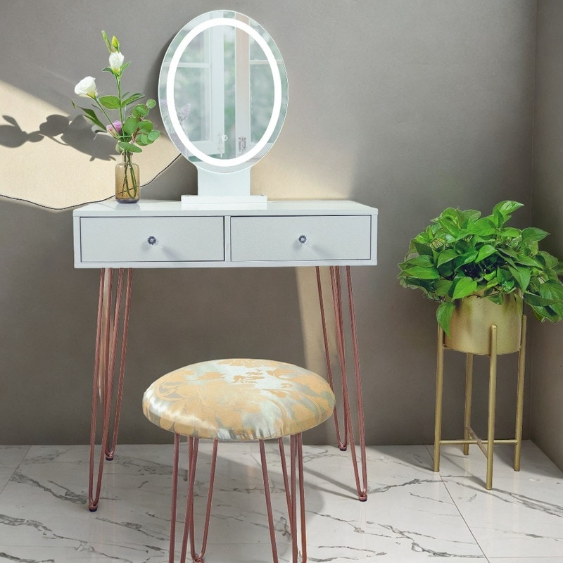 Padded stool best sale for dressing table
