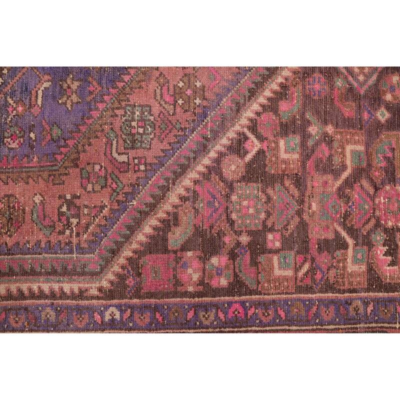 ECARPETGALLERY Hand-knotted Antalya Vintage Dark Copper Wool Rug - 4'2 x 6'4
