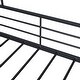 preview thumbnail 15 of 38, Full Size Metal House Bed with Trundle and Roof for Kids' Rooms