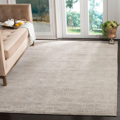 SAFAVIEH Couture Hand-knotted Tibetan Loeke Modern Wool Rug