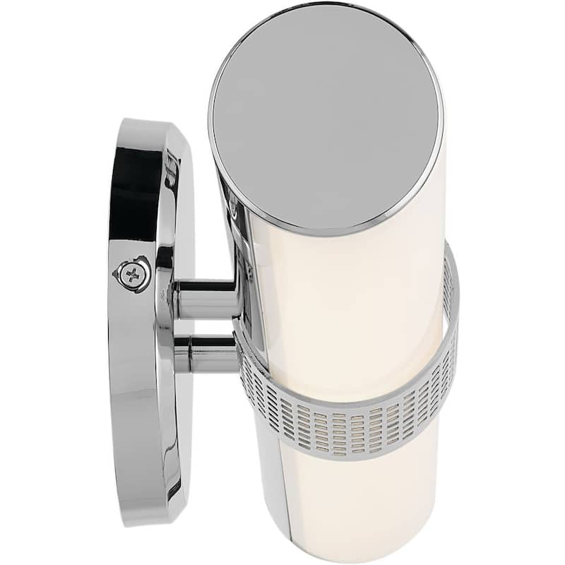 Kichler 55191LED Sashi 18" Wide LED Bath Bar with White Glass Shade
