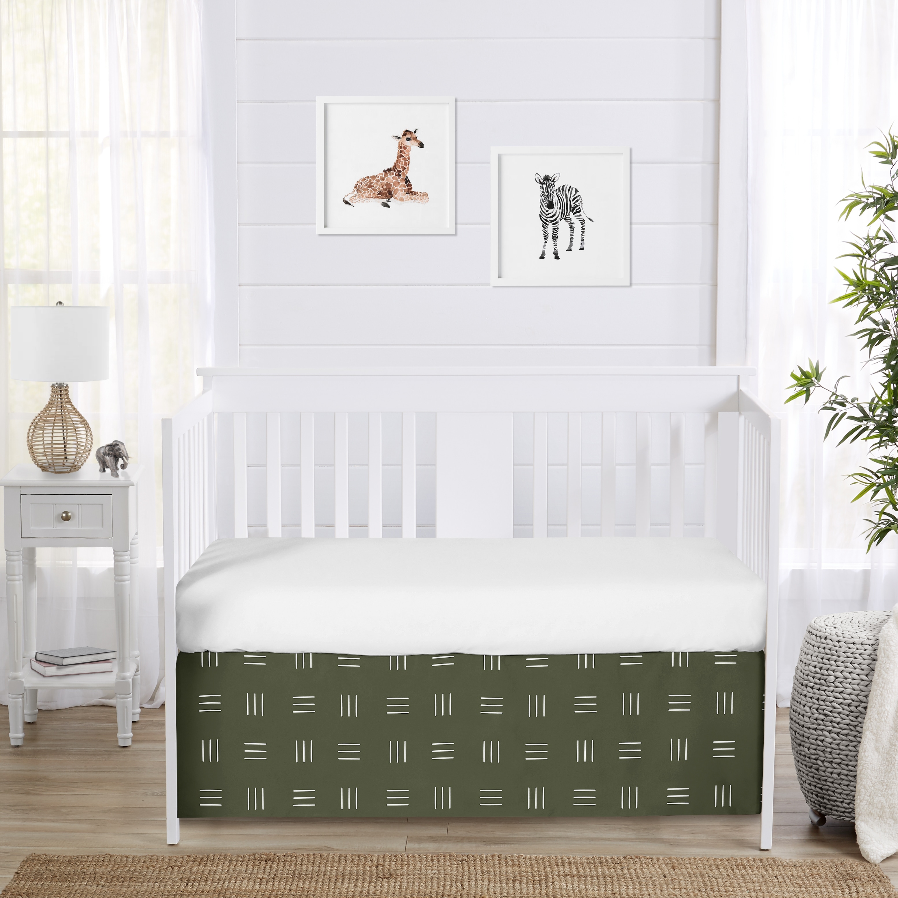 Boho crib skirt 2025