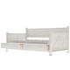 preview thumbnail 11 of 24, Twin Size Wooden Modern and Rustic Casual Style Daybed with 2 Large Drawers,Bed W/X Frame Design,for Apartment, Bedroom