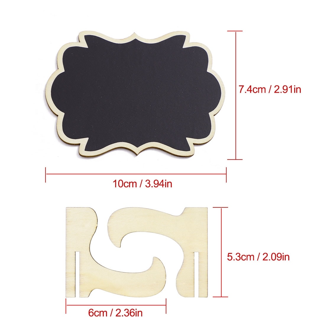 Shop 14pcs Wood Mini Chalkboard Tags With Easel Stand For Wedding Message Board Sign On Sale Overstock 28961136