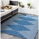 preview thumbnail 25 of 32, Livabliss Vivianne Modern Geometric Indoor/ Outdoor Area Rug Blue - Rectangle - 2' x 2' 11"