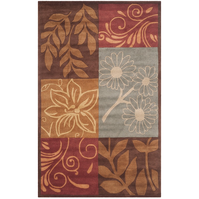 SAFAVIEH Handmade Bella Thuan Modern Floral Wool Rug