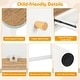 preview thumbnail 8 of 6, Kids Wooden Study Desk Writing Table with Hutch and Drawer - 31.5" x 19" x 40"
