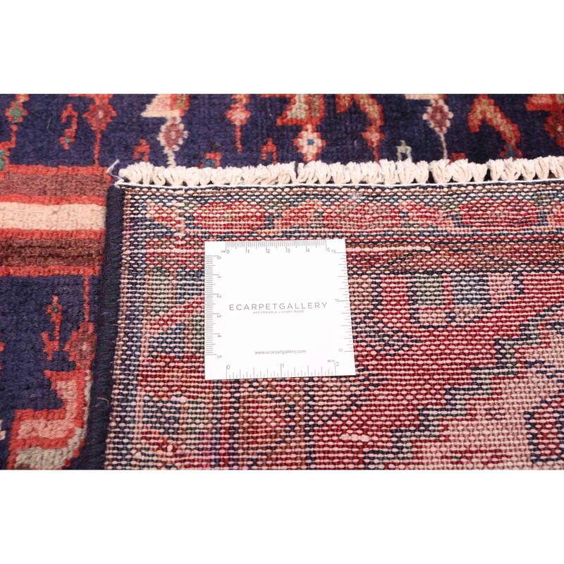 ECARPETGALLERY Hand-knotted Andelz Navy Wool Rug - 3'9 x 8'5