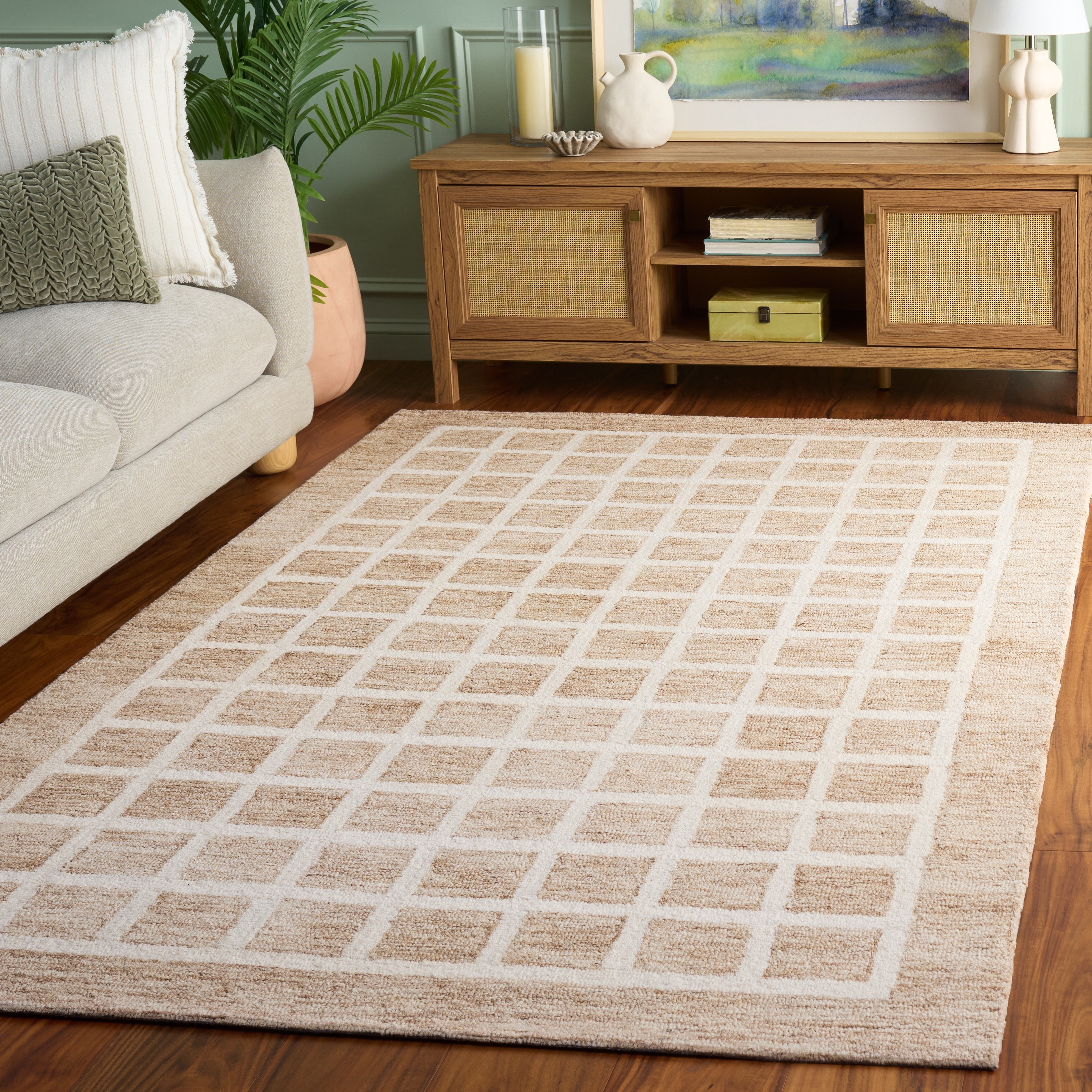 SAFAVIEH Handmade Genre Aleksej Modern Wool Rug