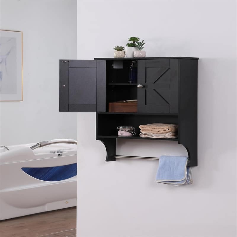 Over The Toilet Storage - 7.1"D x 7.1"W x 27.6"H