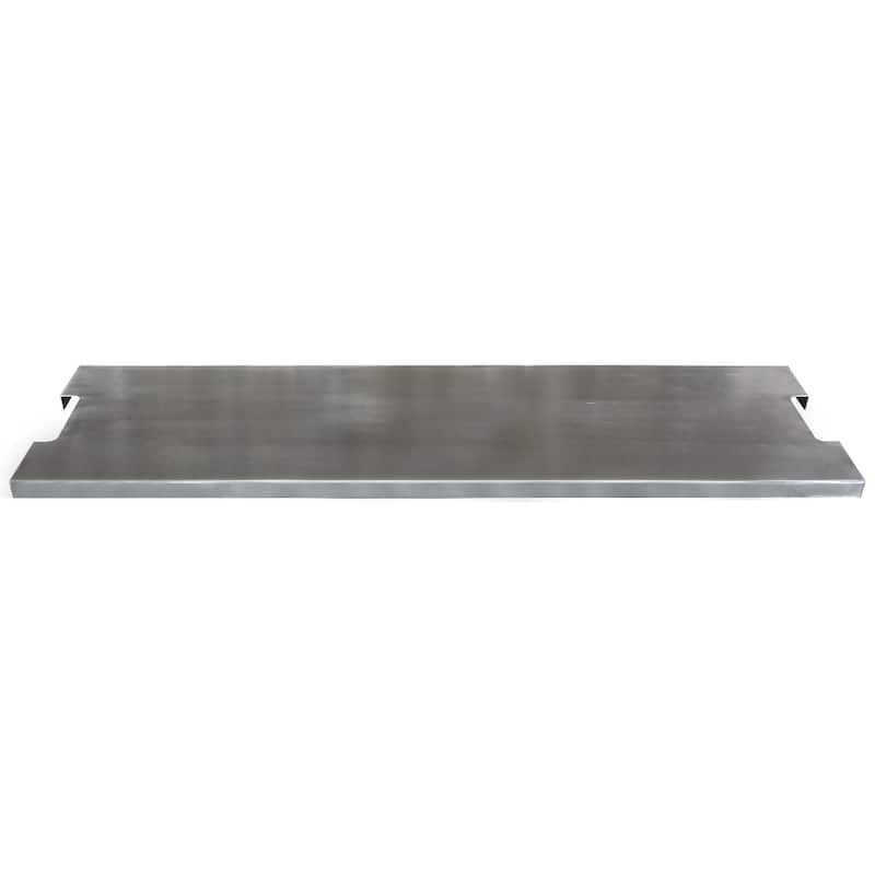 Elementi Outdoor Granville Fire Pit Stainless-Steel Lid 42x12" - 42 in. x 12 in. x 1 in. - Silver