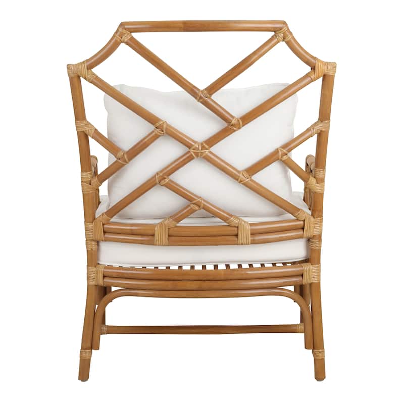 NPD Furniture Kara Rattan Accent Arm Chair