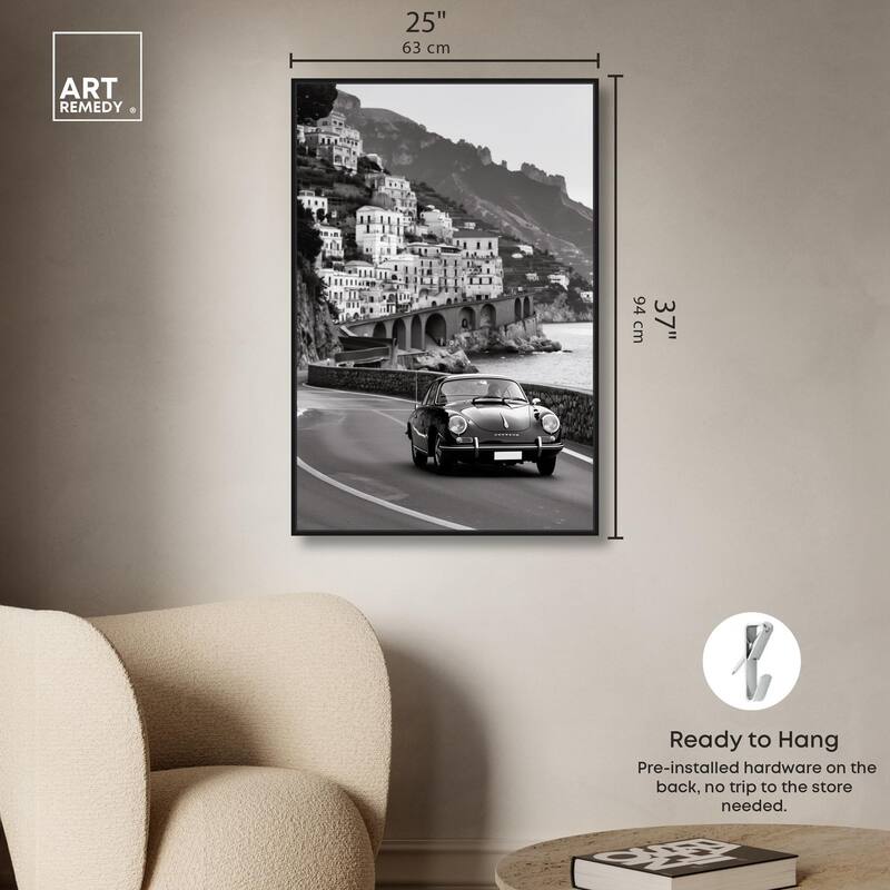 Drive through the Town Canvas by Art Remedy