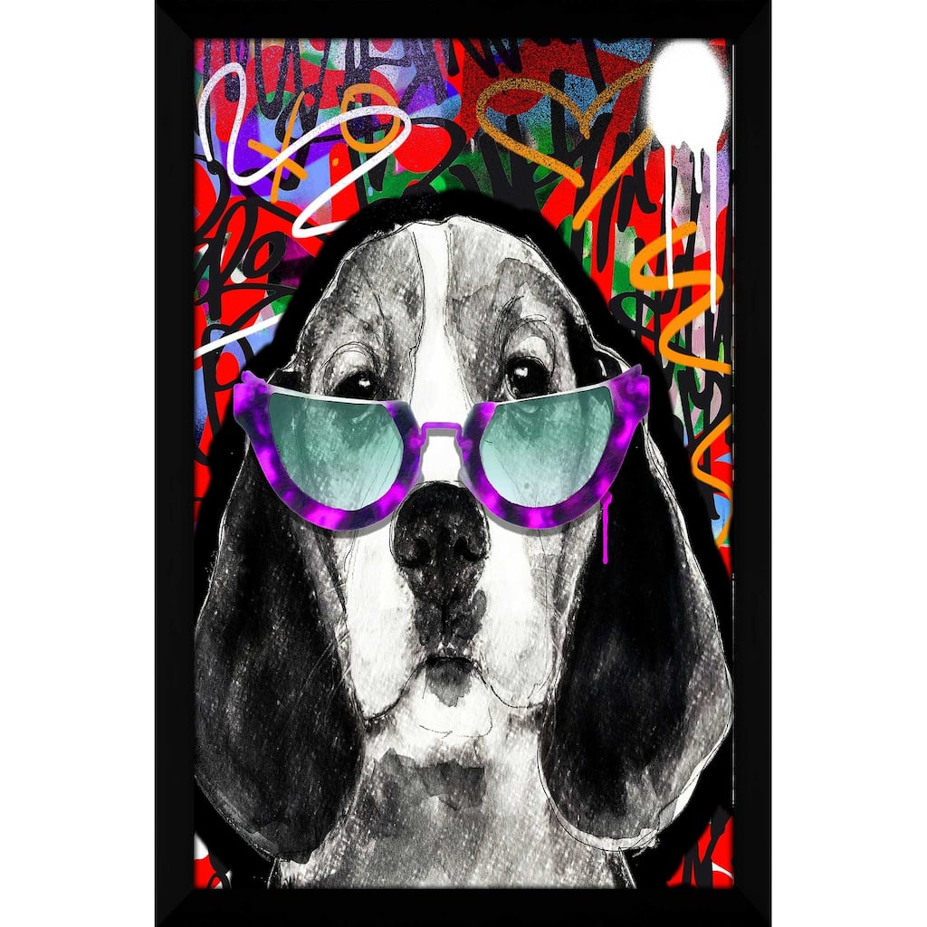 "Beagle Nerd" by Jodi Print on Acrylic