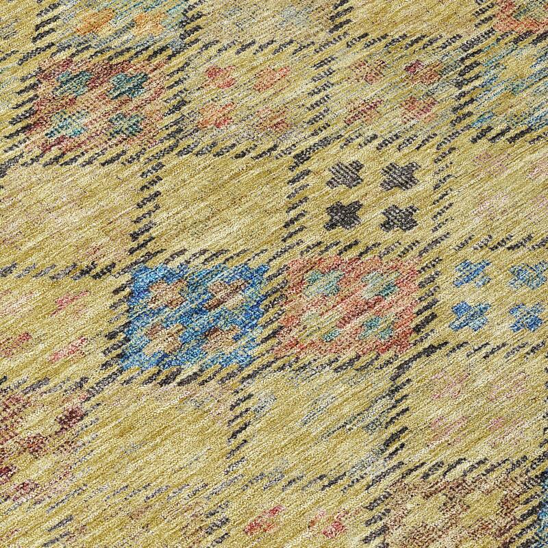 HomeRoots Geometric Transitional Rectangle Outdoor Rug