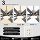 preview thumbnail 59 of 70, 52/66/72/84 Inch Smart Ceiling Fan with Light ,Wall Switch, APP Control,Dimmable LED,8 Blades
