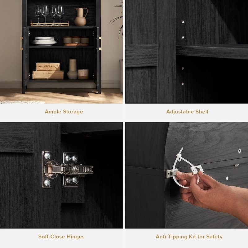 Mopio Lauren Arched Cabinet