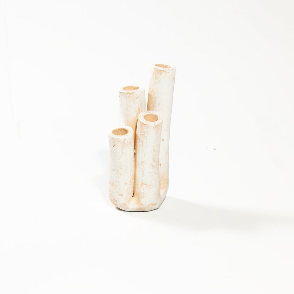 Large Coral Planter - 18" - Cream