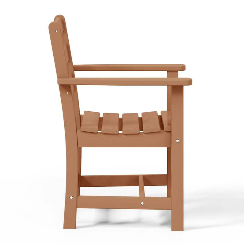Polytrends Shoreside 6-Piece Arm Chair Dining Set With Bench