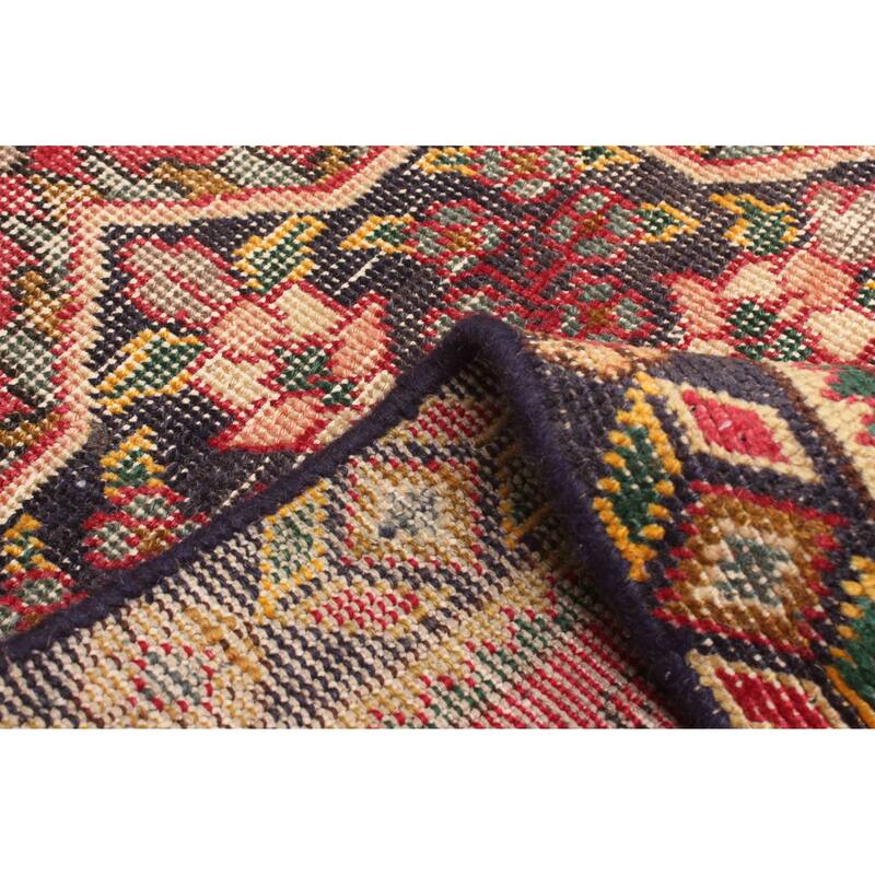 ECARPETGALLERY Hand-knotted Antalya Vintage Red Wool Rug - 2'11 x 4'8