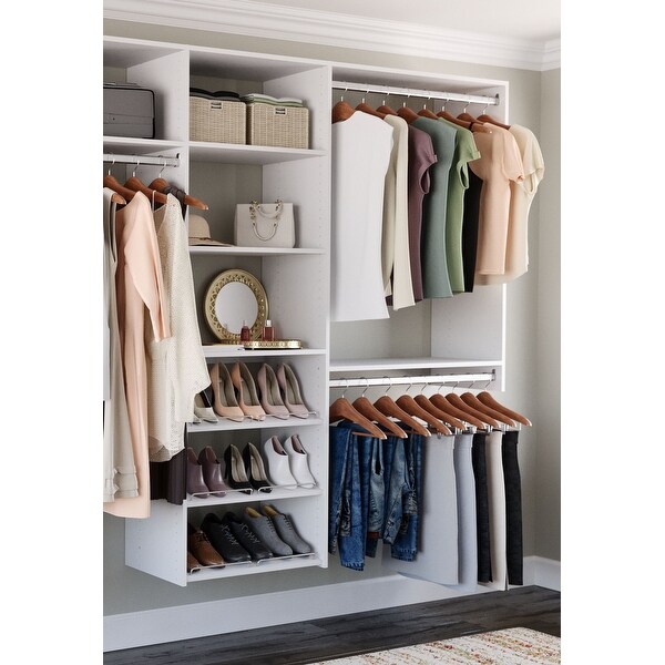 Easy Track 12 Ft. W. Classic Laminate Closet Kit - Bed Bath