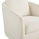 preview thumbnail 29 of 40, Spruce & Spring Classic Swivel Club Accent Chair with Back Cushion & Solid Wood Frame