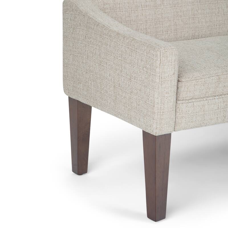 WYNDENHALL Layla 50 inch Wide Contemporary Upholstered Bench - 50"x 22"x 23.8"