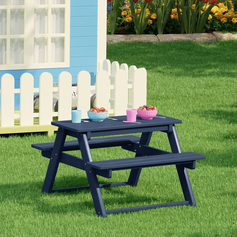 Laguna Kids Outdoor Poly Picnic Table