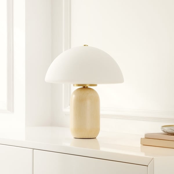 Safavieh 13.5 in. Fabio Table Lamp Natural Brass