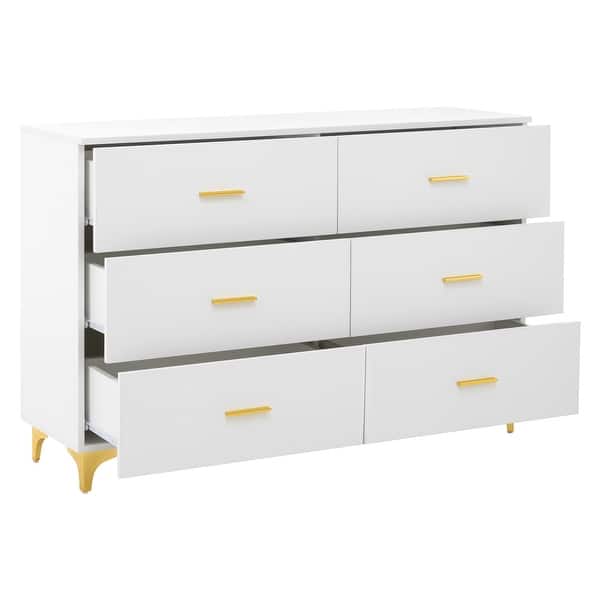armada 6 drawer dresser with gold knobs Six-Drawer Aluminum Handles and Triangle Legs Size Chart-Women