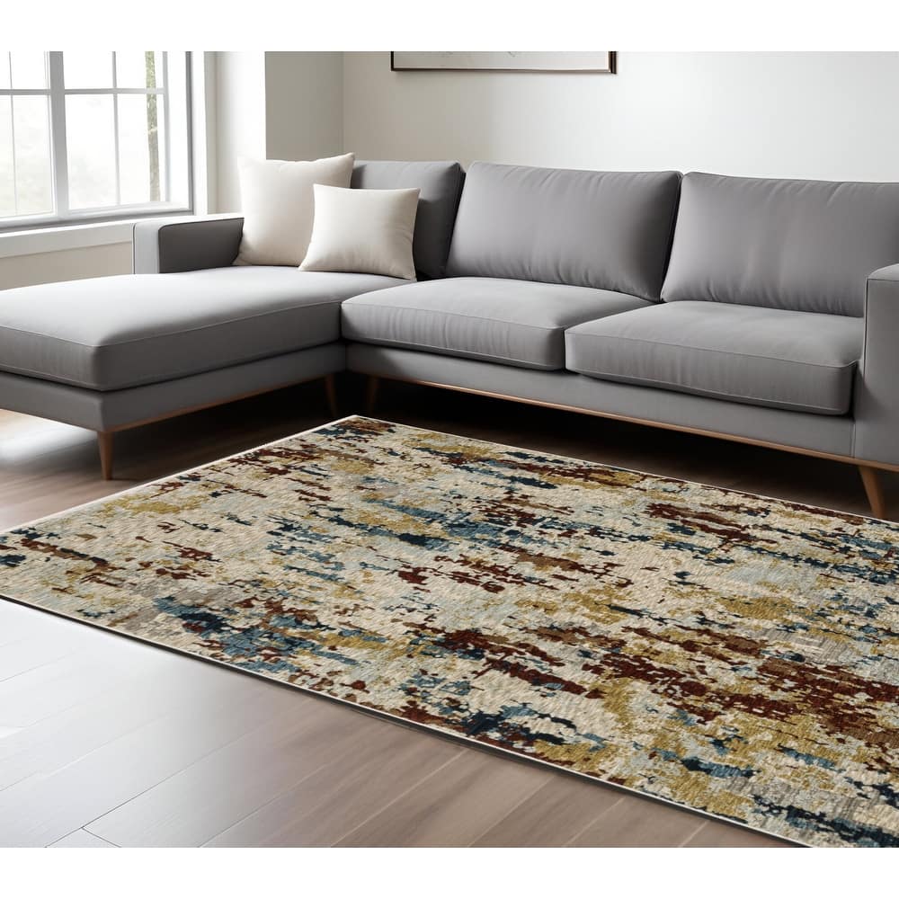 HomeRootsAbstract Modern Runner Area Rug