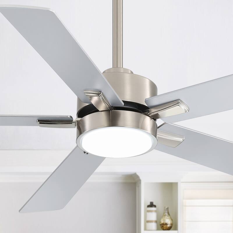 52-IN LED Ceiling Fan with Light Kit and Remote- 5 Blade