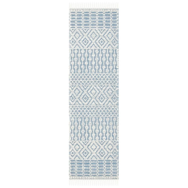 SAFAVIEH Handmade Natura Estel Wool Fringe Rug
