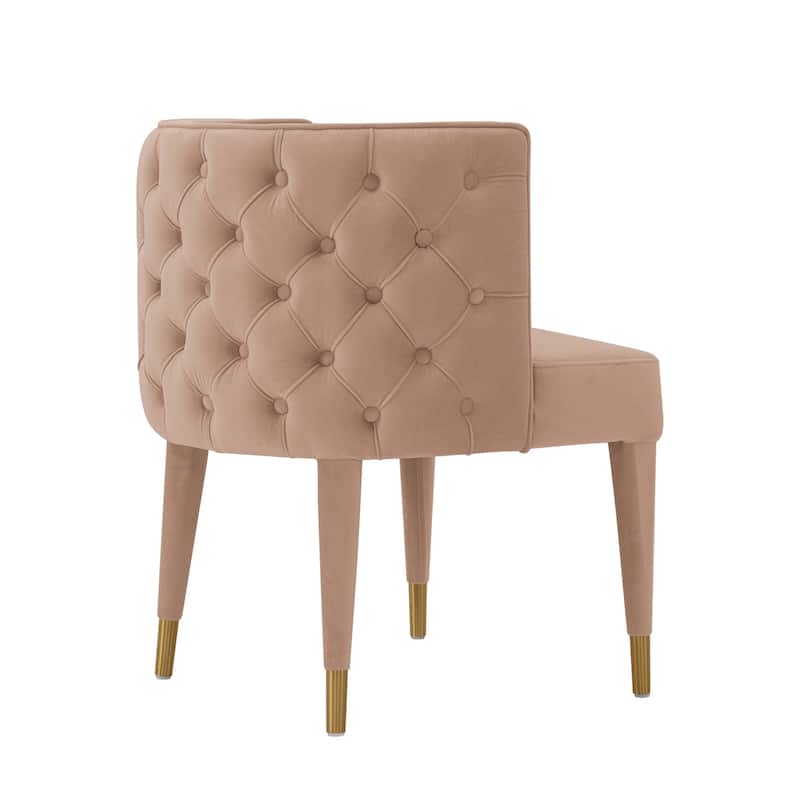 Manhattan Comfort Modern Maya Tufted Velvet Dining Chair