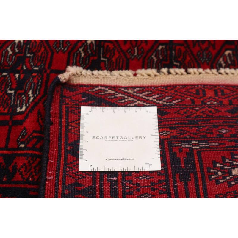 Teimani Red Rug 3'11" x 5'3" - 3'11 x 5'3