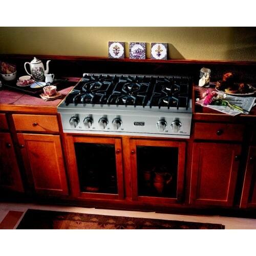 Shop Viking Vgrt5364g 36 Inch Wide Built In Natural Gas Cooktop