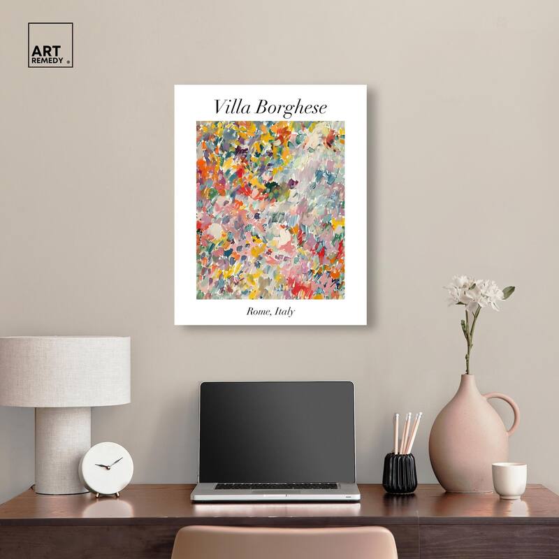 Villa Borghese Canvas by Art Remedy, Gallery Wrapped
