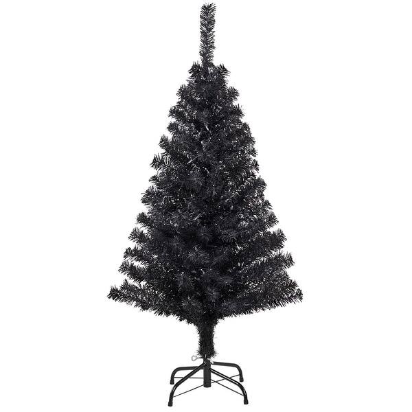Yaheetech 9ft Pre-lit Spruce Artificial Hinged Christas Pine Tree