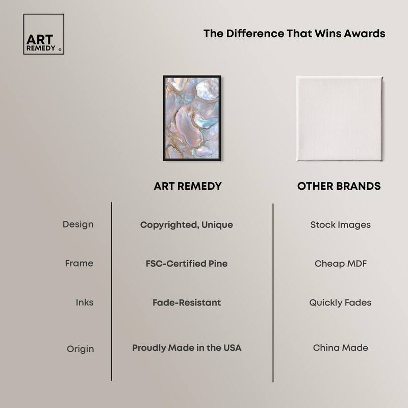 Fluid Preciousness III Canvas by Art Remedy