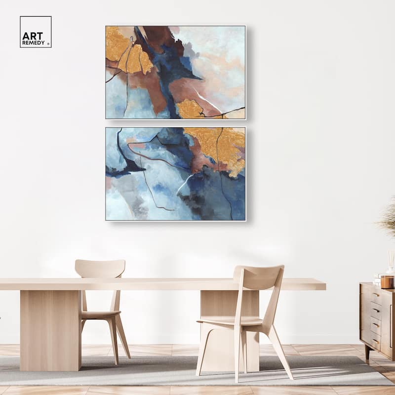 Heaven and Earth Canvas Set of 2 by Art Remedy