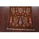 preview thumbnail 5 of 14, Tribal Pictorial Kazak Oriental Wool Area Rug Handmade Office Carpet - 3'3" x 4'11"