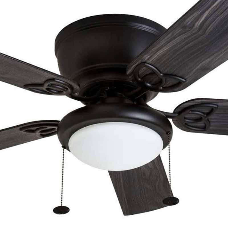 52" Prominence Home Benton Traditional Indoor LED Ceiling Fan with Light, Pull Chains