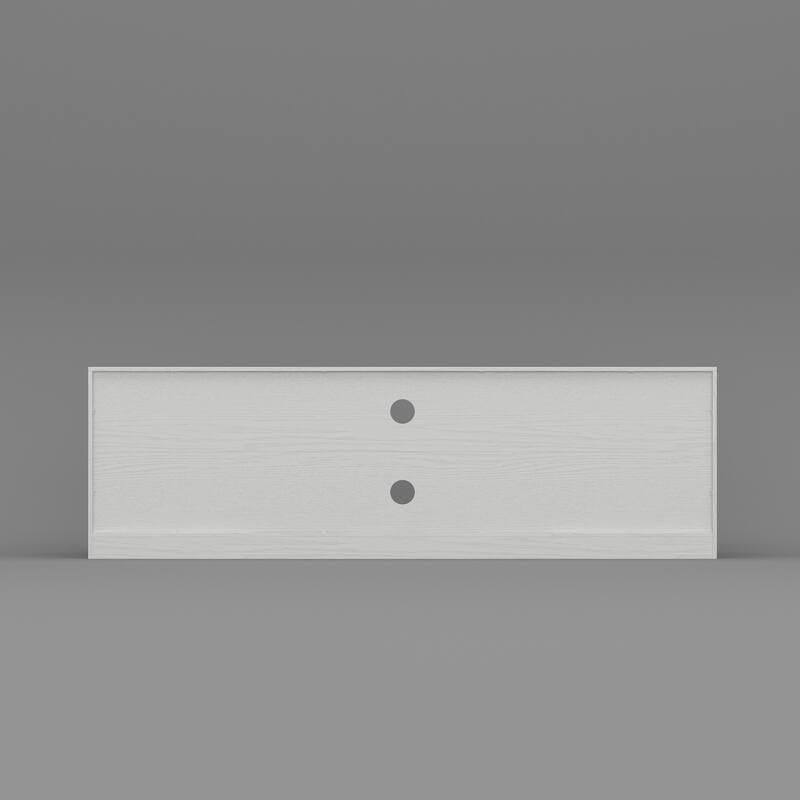 Modern TV Stand with Adjustable Shelf and Cabinet Doors, Media Console for 70” TV