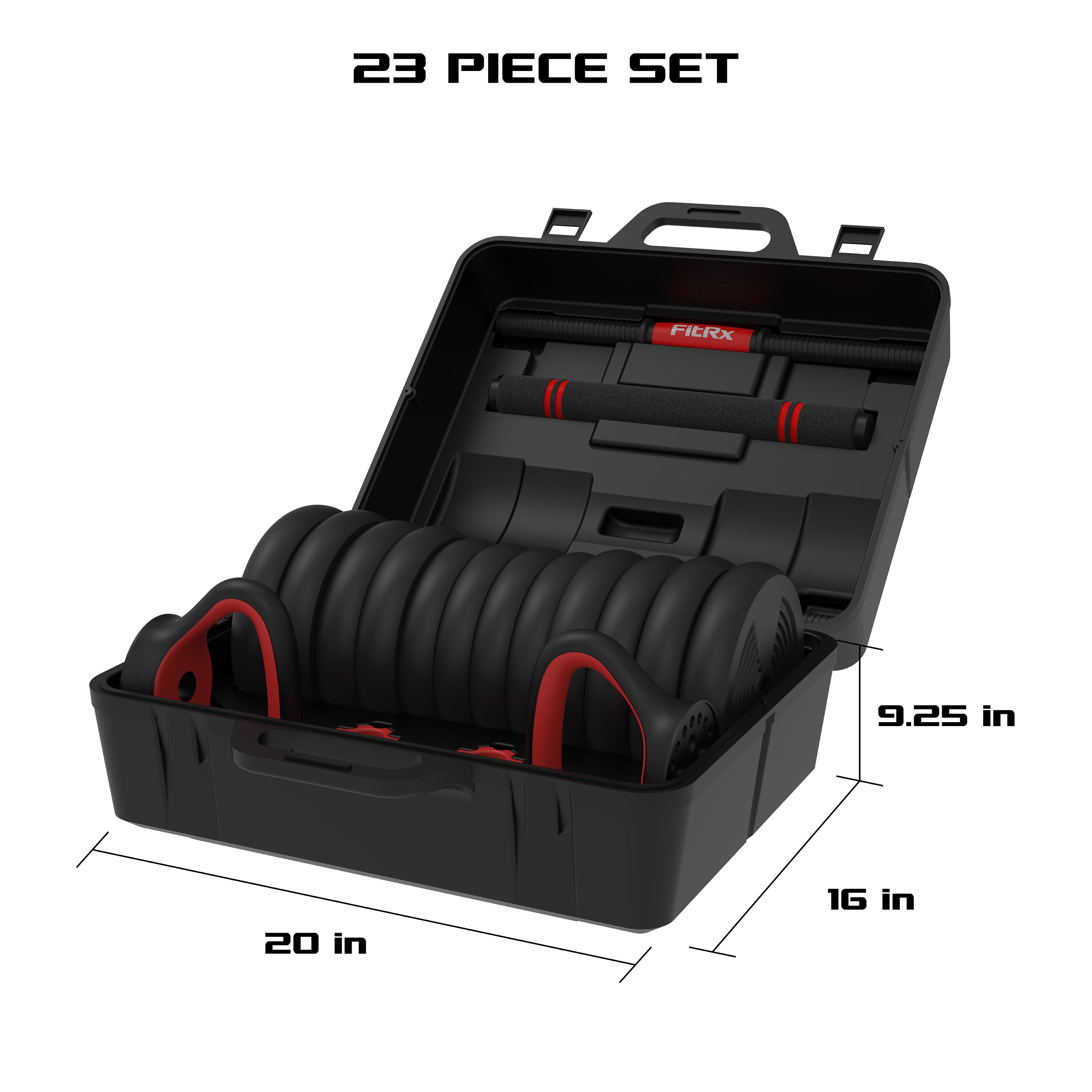 Verstelbare Dumbbell 40 kg - Verstelbare Gewichten - Adjustable Dumbbell - 5kg t/m 40kg - 17