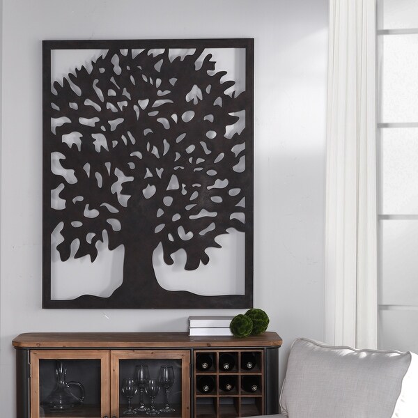 StyleCraft Black Tree Metal Wall Art. Opens flyout.
