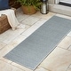 preview thumbnail 102 of 111, JONATHAN Y Maribo Minimalist Scandi Striped Navy/ivory Area Rug