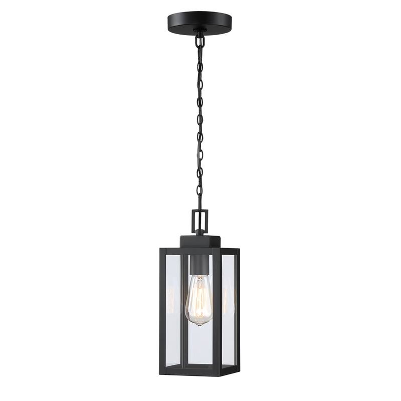 17" H 1-Light Outdoor Hanging Lantern Pendant Light-Dusk to Dawn could be chosen