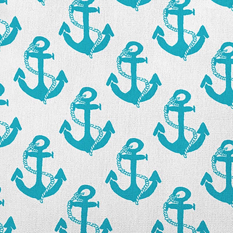 Anchor Pattern Decorative Throw Pillow